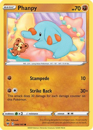 Phanpy 086 SWSH04 Vivid Voltage - Common