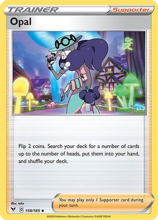 Opal 158 - Reverse Holofoil SWSH04 Vivid Voltage - Uncommon
