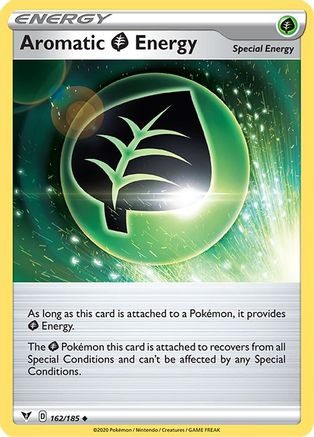Aromatic Grass Energy 162 SWSH04 Vivid Voltage - Uncommon