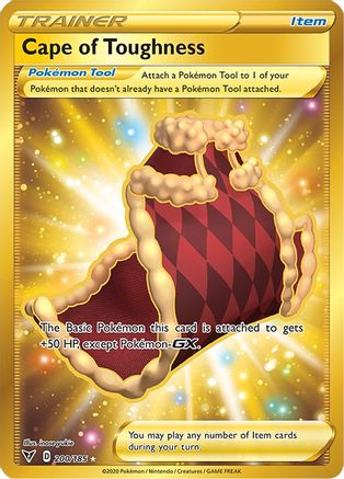 Cape of Toughness (Secret) 200/185 - Holofoil SWSH04 Vivid Voltage - Secret Rare