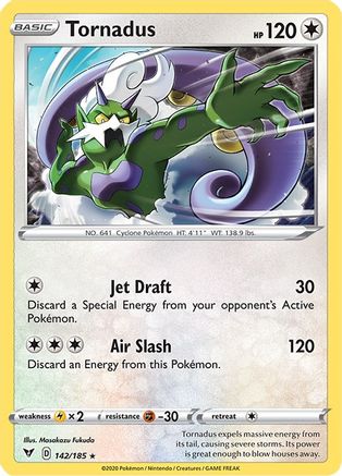 Tornadus 142 - Holofoil SWSH04 Vivid Voltage - Holo Rare
