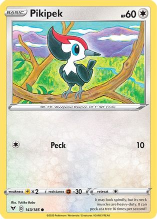 Pikipek 143 SWSH04 Vivid Voltage - Common
