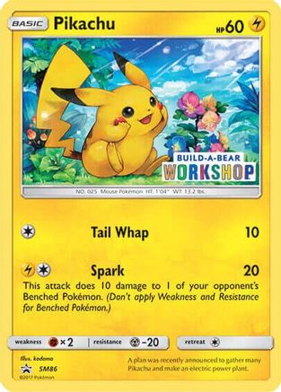 Pikachu SM86 Miscellaneous Cards & Products - Promo