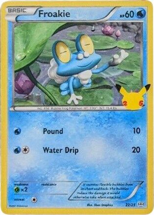 Froakie 022/25 - Holofoil McDonalds 25th Anniversary Promos - Promo