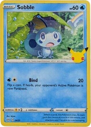 Sobble 024/25 McDonalds 25th Anniversary Promos - Promo