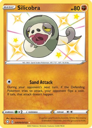 Silicobra SV070/SV122 - Holofoil Shining Fates Shiny Vault - Shiny Holo Rare