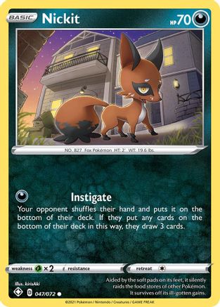 Nickit 047 Shining Fates - Common