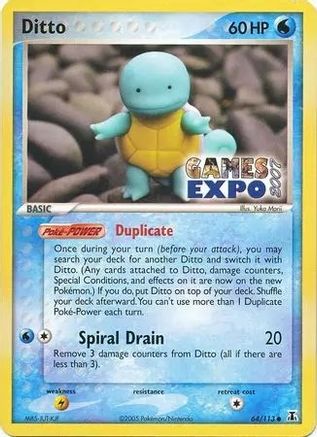 Ditto (Squirtle) 064/113 Miscellaneous Cards & Products - Promo