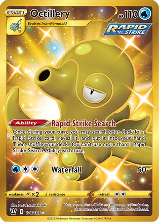 Octillery (Secret) 178/163 - Holofoil SWSH05 Battle Styles - Secret Rare