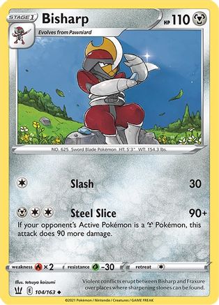 Bisharp 104 SWSH05 Battle Styles - Uncommon