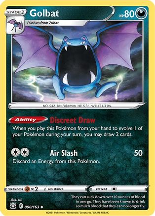 Golbat 090 SWSH05 Battle Styles - Uncommon