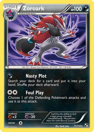 Zoroark - 71/114/114 Deck Exclusives - Promo