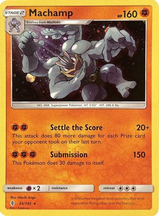 Machamp 065/145 - Holofoil Blister Exclusives - Promo