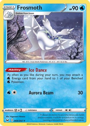 Frosmoth - 064/202 (Non-Holo)/202 Deck Exclusives - Rare