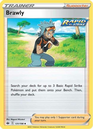 Brawly 131 - Reverse Holofoil SWSH06 Chilling Reign - Uncommon