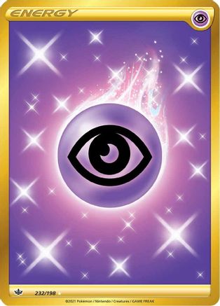 Psychic Energy (Secret) 232/198 - Holofoil SWSH06 Chilling Reign - Secret Rare