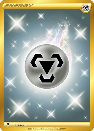 Metal Energy (Secret) 237/203 - Holofoil SWSH07 Evolving Skies - Secret Rare