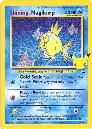 Shining Magikarp 066/64 - Holofoil Celebrations Classic Collection - Classic Collection