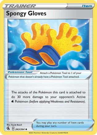 Spongy Gloves 243 SWSH08 Fusion Strike - Uncommon