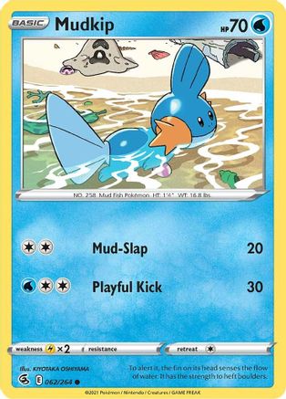 Mudkip 062 SWSH08 Fusion Strike - Common