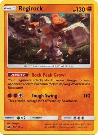Regirock 053/111 - Holofoil SM Promos - Promo