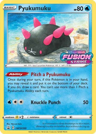 Pyukumuku SWSH169 - Holofoil SWSH Sword & Shield Promo Cards - Promo