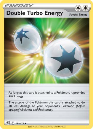 Double Turbo Energy 151 SWSH09 Brilliant Stars - Uncommon