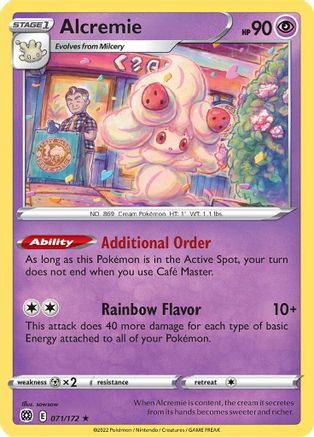 Alcremie 071 SWSH09 Brilliant Stars - Rare
