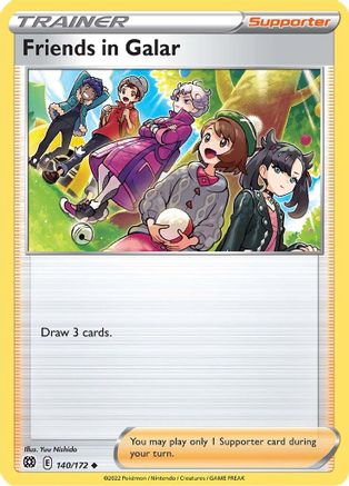 Friends in Galar 140 - Reverse Holofoil SWSH09 Brilliant Stars - Uncommon