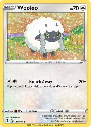 Wooloo 222/264 - Holofoil Miscellaneous Cards & Products - Promo