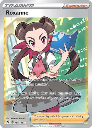 Roxanne (Full Art) 188/189 - Holofoil SWSH10 Astral Radiance - Ultra Rare