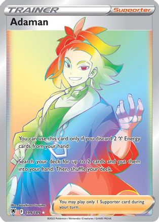 Adaman (Secret) 199/189 - Holofoil SWSH10 Astral Radiance - Secret Rare