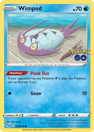 Wimpod 025 Pokemon GO - Common