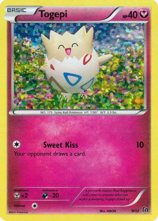 Togepi - 9/12/12 - Holofoil McDonalds Promos 2016 - Promo