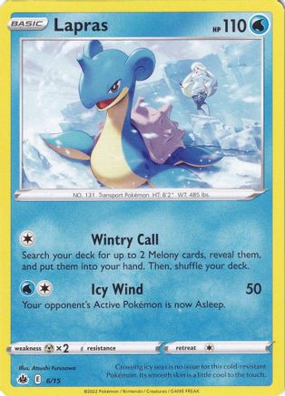 Lapras 006/15 McDonalds Promos 2022 - Promo