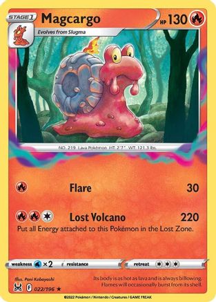 Magcargo 022 SWSH11 Lost Origin - Rare