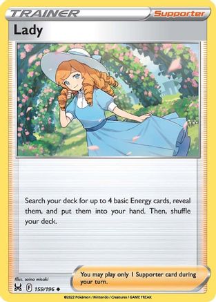 Lady 159 - Reverse Holofoil SWSH11 Lost Origin - Uncommon