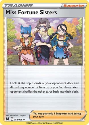 Miss Fortune Sisters 164 SWSH11 Lost Origin - Uncommon