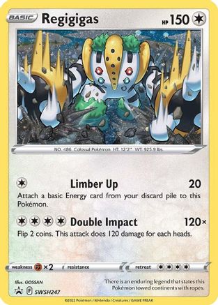Regigigas SWSH247 - Holofoil SWSH Sword & Shield Promo Cards - Promo