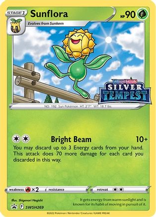 Sunflora SWSH269 - Holofoil SWSH Sword & Shield Promo Cards - Promo