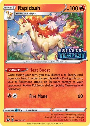 Rapidash SWSH270 - Holofoil SWSH Sword & Shield Promo Cards - Promo