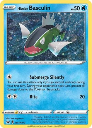 Hisuian Basculin SWSH273 - Holofoil SWSH Sword & Shield Promo Cards - Promo