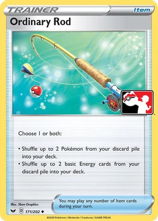 Ordinary Rod - Holofoil Prize Pack Series Cards - Uncommon