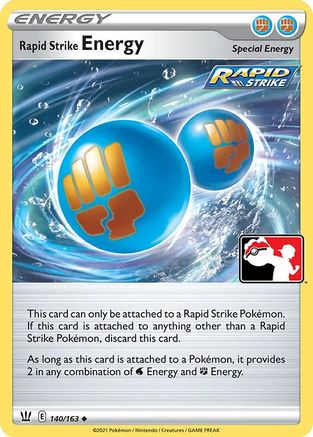 Rapid Strike Energy - Holofoil Prize Pack Series Cards - Uncommon
