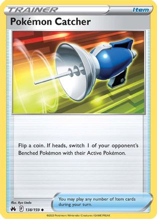 Pokemon Catcher 138 - Reverse Holofoil SWSH Crown Zenith - Uncommon