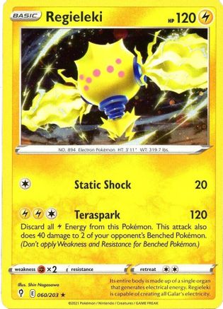 Regieleki 060/203 - Holofoil Miscellaneous Cards & Products - Holo Rare