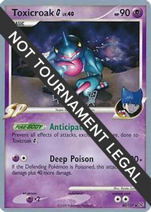Toxicroak G (40) 040 World Championship Decks - Rare
