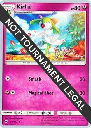 Kirlia - 2017 (Diego Cassiraga) 092 World Championship Decks - Uncommon