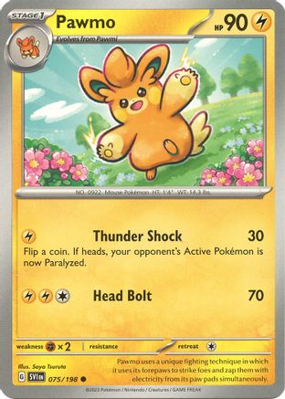 Pawmo 075 - Reverse Holofoil SV01 Scarlet & Violet Base Set - Common