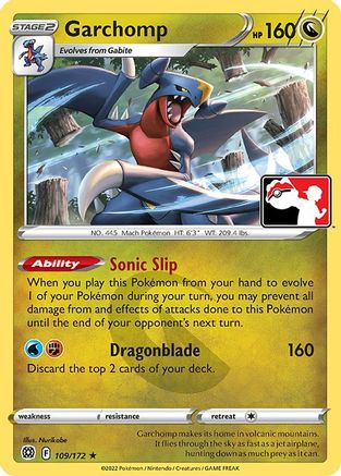 Garchomp Prize Pack Series Cards - Rare